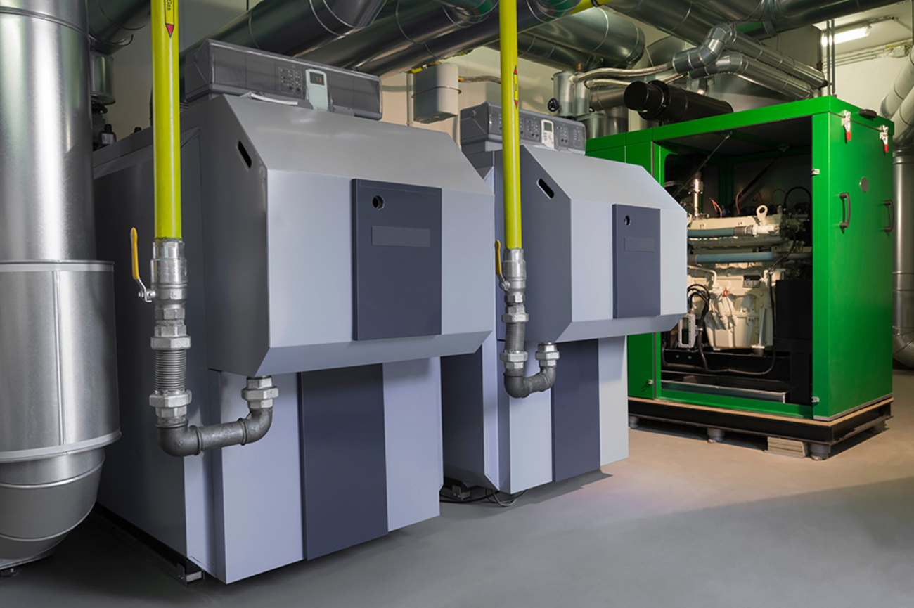 Blockheiz&shy;kraftwerk bei Palm Elektroservice in Altenburg